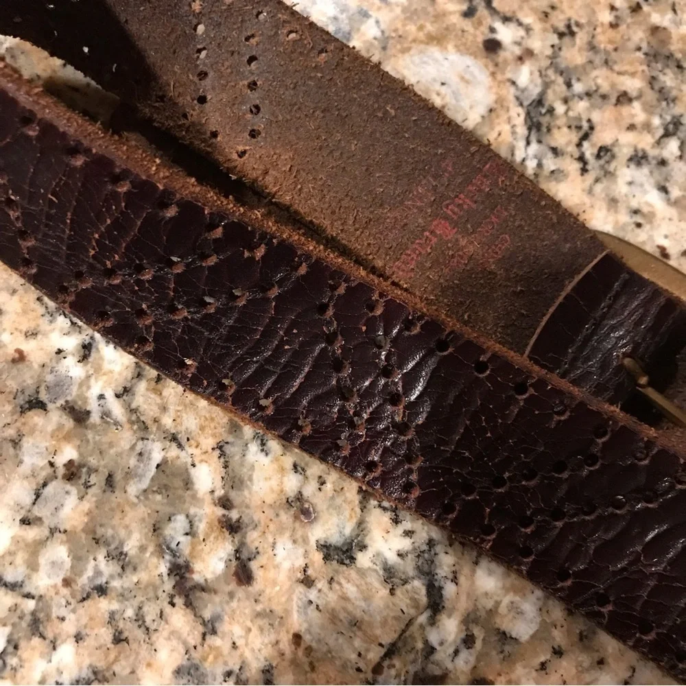 🍀VINTAGE LUCKY BRAND Distressed Leather Belt